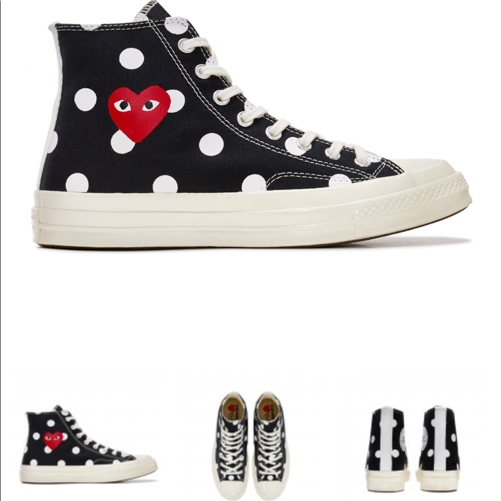 Comme de Garçons Play Converse Polka Dot